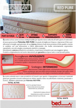 BED RELAX RED